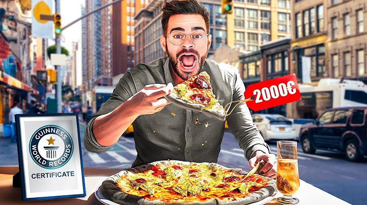 J'ai Mangé La Pizza La Plus Chère Du Monde !