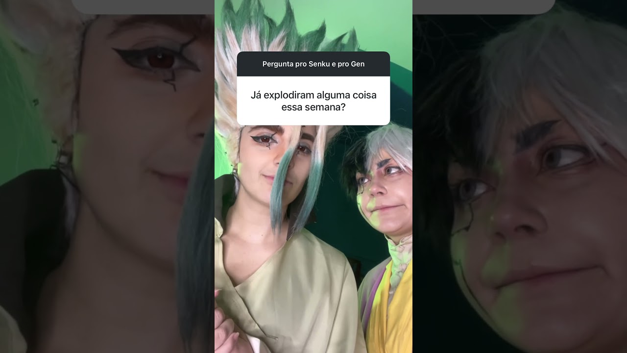 SENKU E GEN RESPONDEM #cosplay #drstone #senku @Nandalorenzine