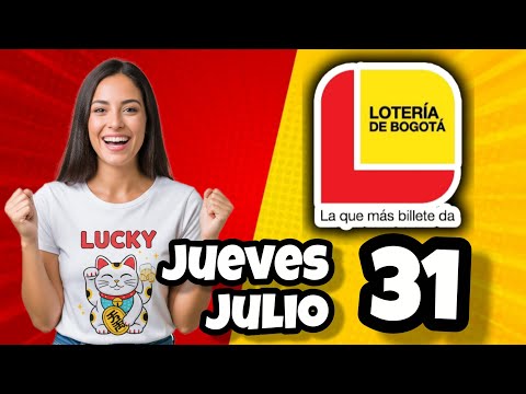 Resultado LOTERIA DE BOGOTA Jueves 31 de Julio de 2025