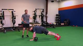 High Plank Pull Through