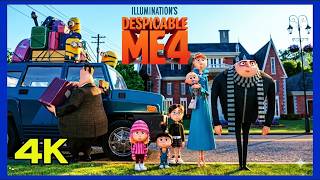 Gru shifted to a new house along with his family and minions | Despicable Me 4 | Best 4K Scene