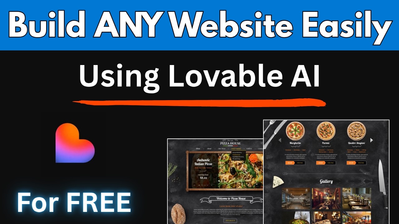 Build ANY Website EASILY Using Lovable for FREE (No Coding Needed ...