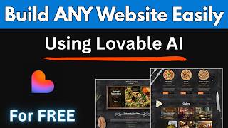 Build ANY Website EASILY Using Lovable for FREE (No Coding Needed!)