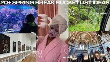 20+ SPRING BUCKET LIST IDEAS YOU NEED TO TRY THIS SPRING 🌷🌈