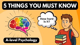 What I Wish STUDENTS knew BEFORE Starting A-Level Psychology!