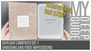 Daylight Computer DC-1: Unboxing and First Impressions of a Monochromatic (T?)RLCD Android 13 Tablet