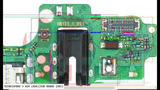 Tecno Spark 5 AIR Charging, Problem Fix Speaker, Mic & Ringer Problem Fix | USB Sub Board Solution ✅