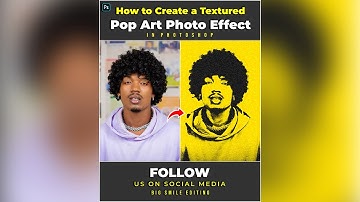 How to create a textured Pop Art Photo Effect - Photoshop Tutorial