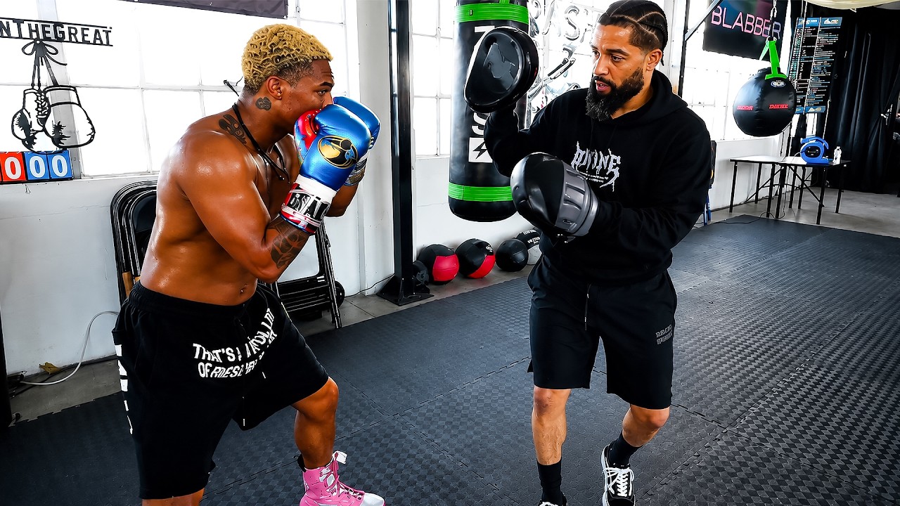 DeenTheGreat TRAINS With Adrien Broner’s Former Coach GT! 🥊🔥