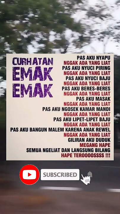 Curhatan emak emak #quotes #shorts #fyp