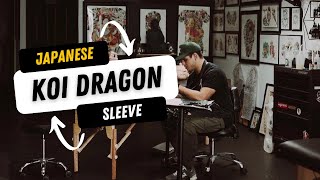 Constant Pressure: PROCESS Koi Dragon Japanese sleeve