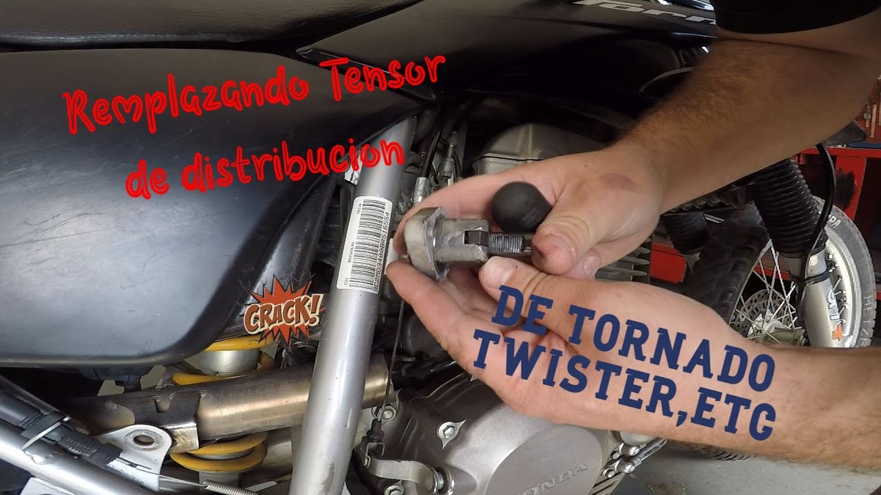 Como cambiar tensor de de moto(Twister7Tornado/Titan/Etc) - YouTube