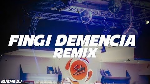 FINGI DEMENCIA (REMIX) The La Planta ,RAMKY EN LOS CONTROLES ❌ KUSME DJ