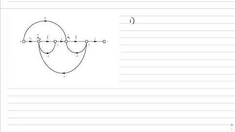 Convert signal flow to matrix
