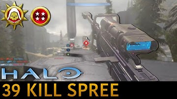 Halo Infinite Grim Reaper 39 Kill Spree (Game Ends One Kill Away From Demon)