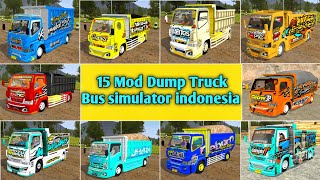 15 Mod Bussid Dump Truck - Bus Simulator Indonesia