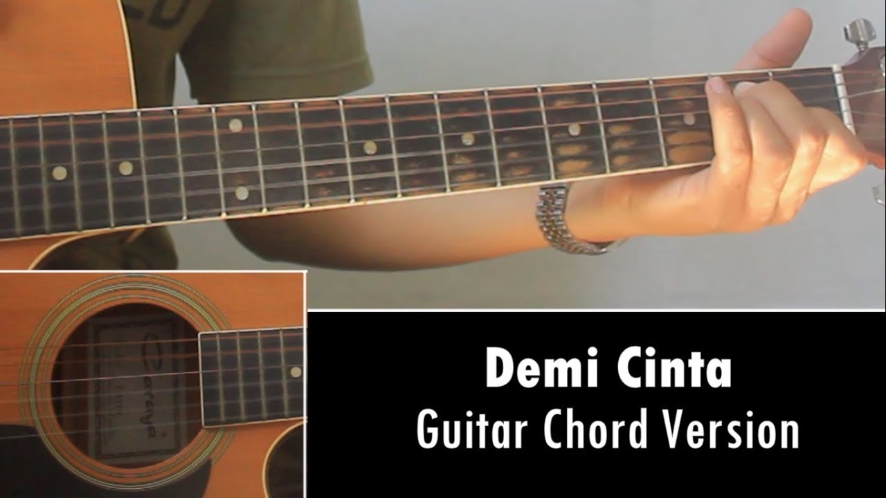 Kunci Gitar Demi Cinta (Kerispatih) Versi Karaoke by Syahru Guitar