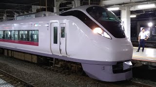 【MH】E657系K17編成の特急ひたち28号品川行が水戸駅7番線を発車