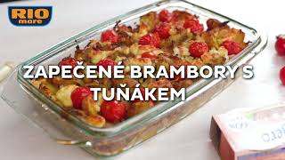 Video recept: Zapečené brambory s tuňákem