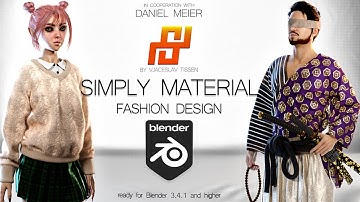 Simply Material - Fashion Design | Blender Addon by Vjaceslav Tissen
