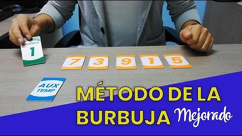 Método de la burbuja - mejorado (Ejemplo Didáctico)