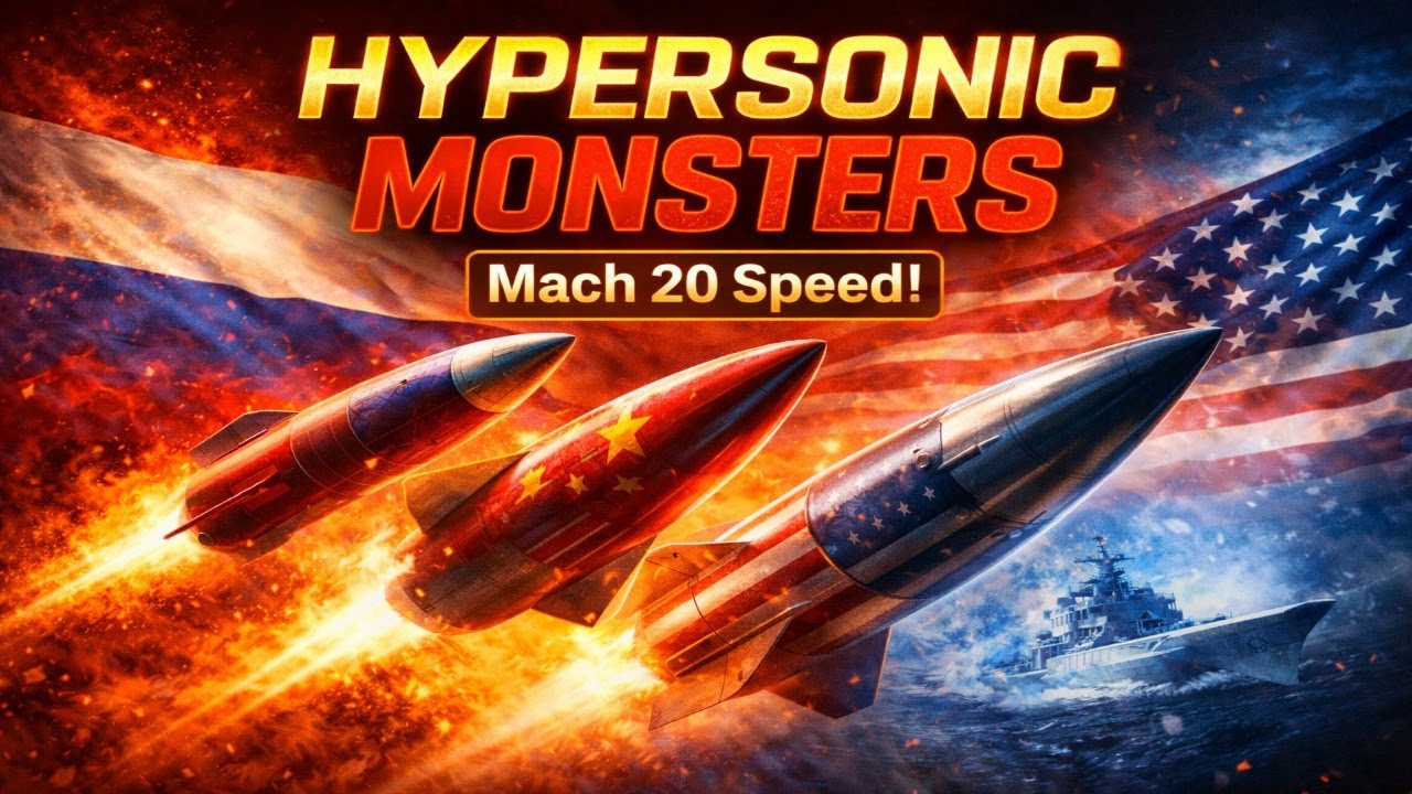 World’s Fastest Hypersonic Missiles  Mach 20 Speed | USA vs China vs Russia 