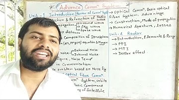 Introduction and Syllabus Analysis || Advance communication system || 6th Semester