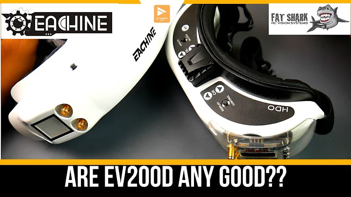 Best Value Goggle of 2018 Eachine EV200D Review // Half the Price of a Fatshark HDO