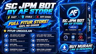 SC BOT WA TERBARU AF STORE || JPM ALL CH || STORE MENU || GRUP MENU || PUSHKONTAK || UPDATE OTOMATIS