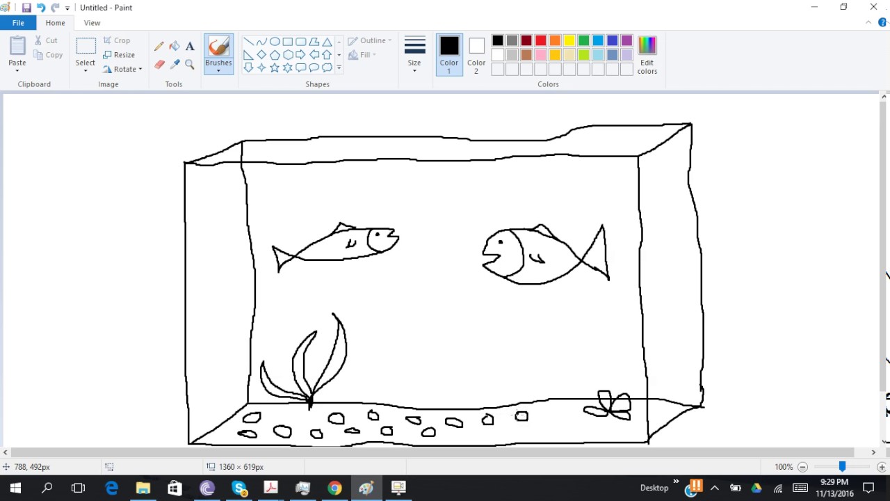 168 Sketsa Gambar Ikan Di Akuarium Gudangsket