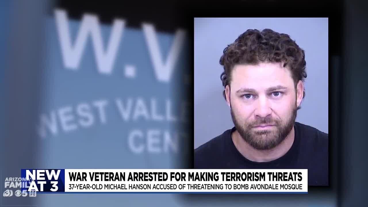 Veteran arrested for making terrorist threats against mosque in Arizona ...