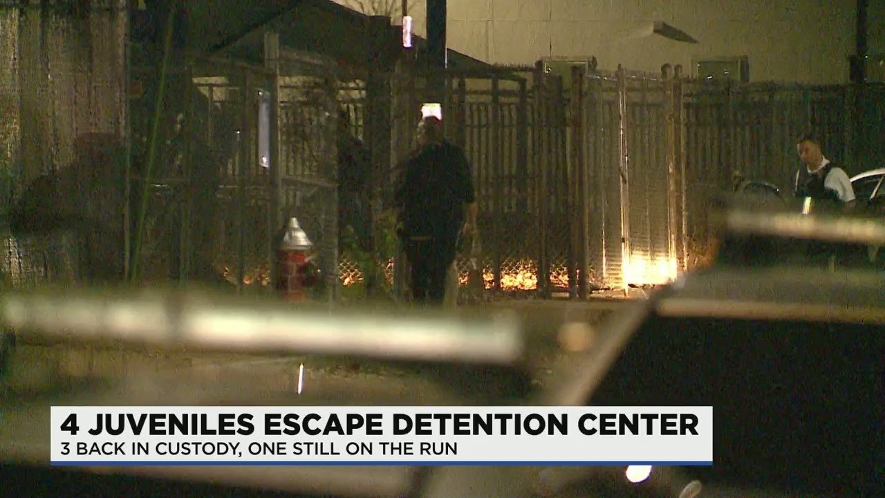Four escape from juvenile detention center, marks 4th escape since ...