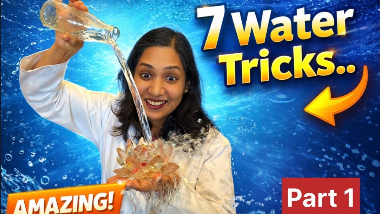 7 Water Tricks Easy at Home Part -1  | science Experiment 