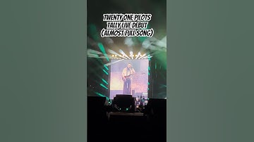 TALLY LIVE DEBUT (ALMOST) Full Song - Twenty One Pilots Breach Hershey! #twentyonepilots #music