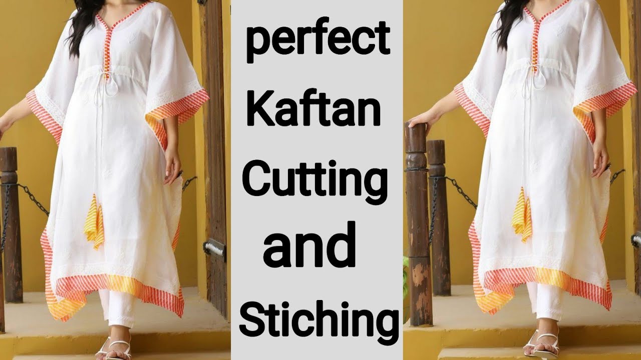 Kaftan ki Cutting and Stiching in Hindi / Kaftan dress