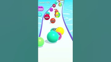 Ball Run 2048 Infinity: set a new record! Lvl 122