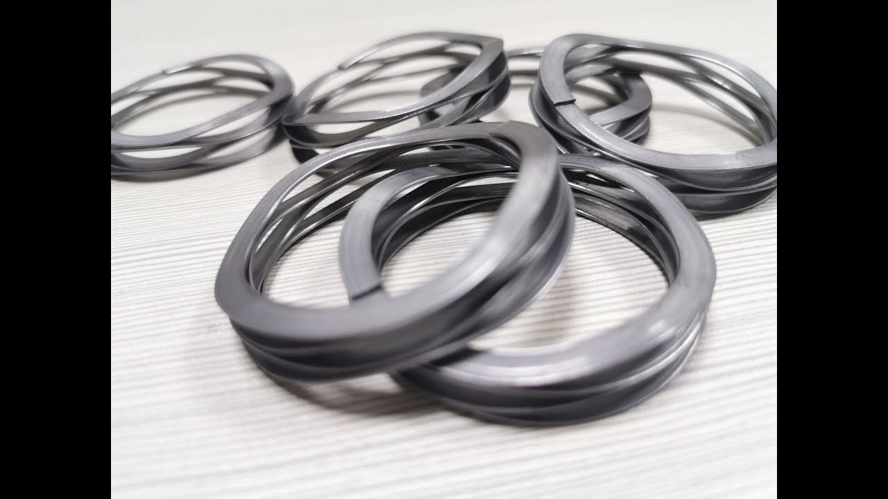 kct 1112 wave spring by 11 axis cnc spring coiling machine - YouTube