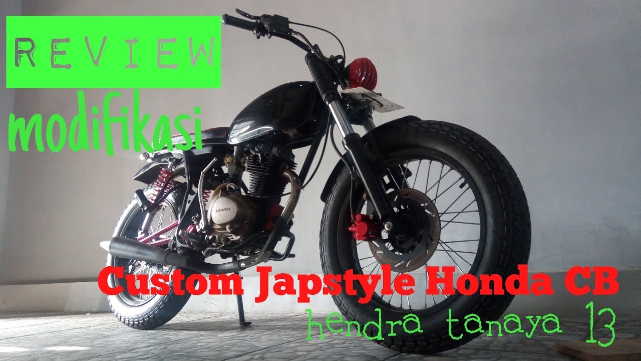 Honda CB Custom Japstyle REVIEW Modifikasi Custom YouTube