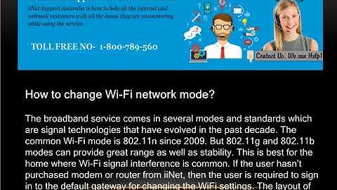 HOW TO CHANGE IINET MODEM AND WI-FI NETWORK MODE