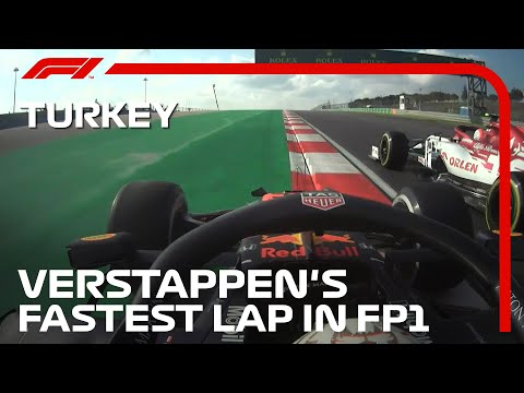 Verstappen's Fastest Lap In FP1 | 2020 Turkish Grand Prix