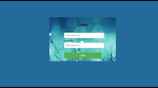 Animated Login Form using HTML & CSS only | No JavaScript or jQuery