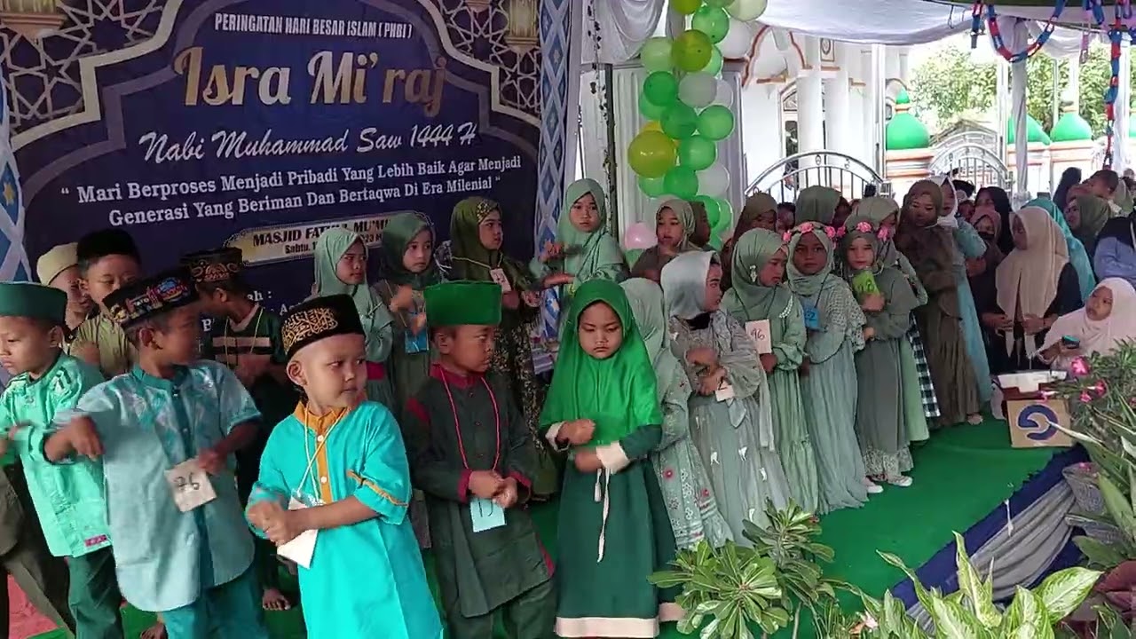 Pentas isro mi'raj anak sholeh 