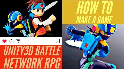 🔴How to make a game | First Megaman Game Unity3D | Megaman Battle Network Style Rpg | Indie Dev