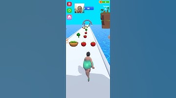 Fat Body Run Rush Race Pusher 1  💊 All Levels Gameplay Android ios #Shorts 301