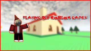 Playing Old Roblox Games