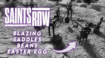 SAINTS ROW 2022 - Blazing Saddles Beans Farting Easter Egg (Location)