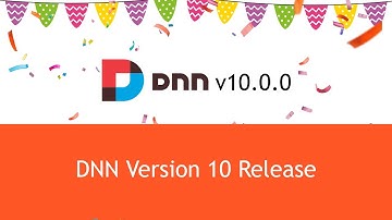 DNN Version 10 Release
