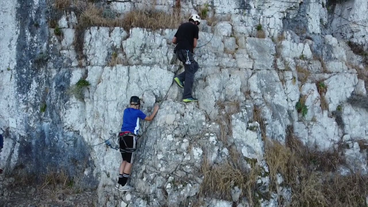 Via Ferrata, St Antonin Noble Val, France