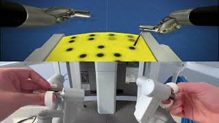 Running suture: Robot100% DaVinci surgery series
