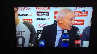 Veiga: "Si tenemos que quedar en Segunda para que haya derbi tampoco pasa nada"